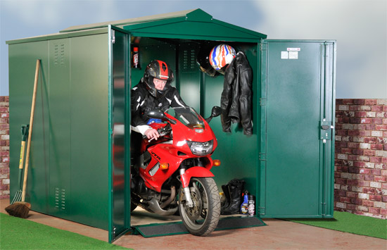 bikesheds and motorcycle storage